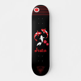 Japanese  Samurai skateboard with name スケートボード