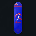 Japanese  Samurai skateboard with name スケートボード<br><div class="desc">Japanese Samurai style Skateboard can be personalised</div>