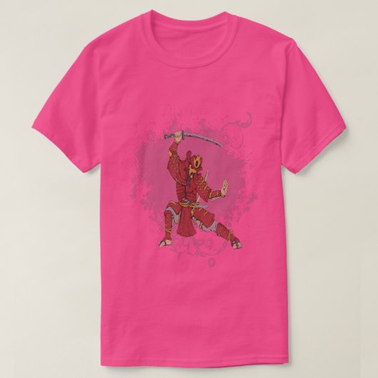 Japanese Samurai Warrior Tシャツ (デザイン正面)
