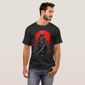 Japanese Samurai Warrior T-Shirt Tシャツ (正面フル)