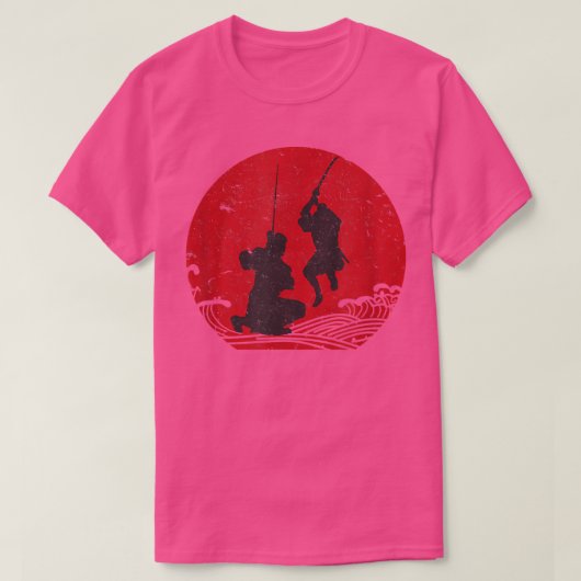 Japanese Samurai Warriors Tシャツ (デザイン正面)