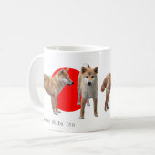 “Japanese Shiba Inu” コーヒーマグカップ (正面左)