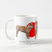 “Japanese Shiba Inu” コーヒーマグカップ (左)