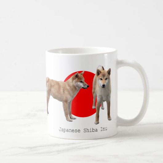 “Japanese Shiba Inu” コーヒーマグカップ (右)