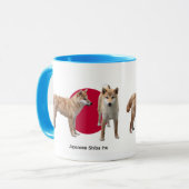 “Japanese Shiba Inu” マグカップ (正面左)