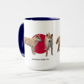 “Japanese Shiba Inu” マグカップ (正面左)