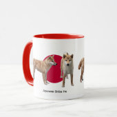 “Japanese Shiba Inu” マグカップ (正面左)