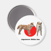 Japanese Shiba Inu マグネット (正面/裏面)