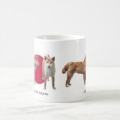 “Japanese Shiba Inu” モーフィングマグカップ (中央)