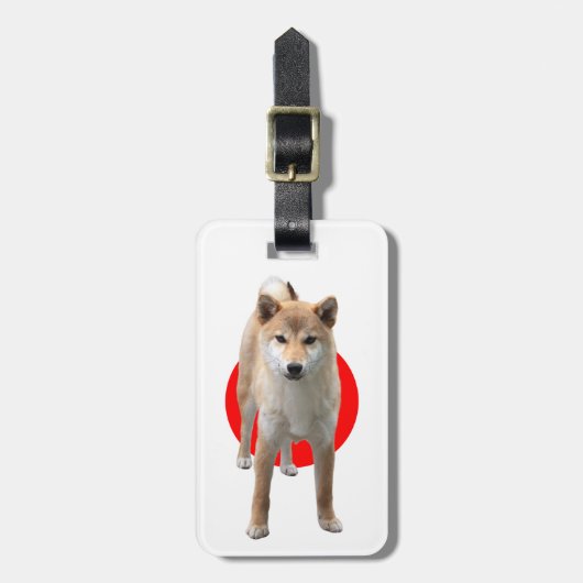 Japanese Shiba Inu ラゲッジタグ (正面縦)