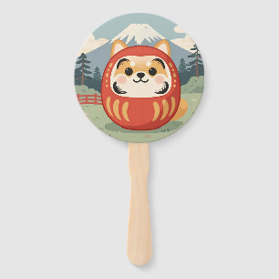 Japanese Shiba Inu Lucky Dog Hand Fan ハンドファン