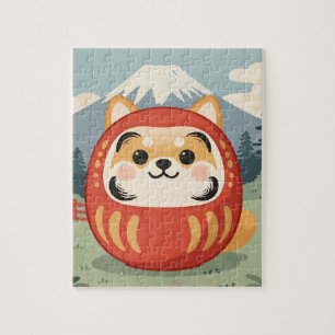 Japanese Shiba Inu Lucky Dog Jigsaw Puzzle ジグソーパズル