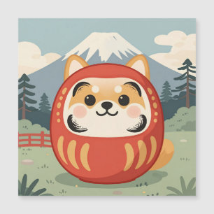 Japanese Shiba Inu Lucky Dog Magnetic Card