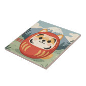 Japanese Shiba Inu Lucky Dog Tile タイル (側面)