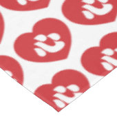 Japanese Shin Kanji Kokoro Heart 心 テーブルクロス (アングル)