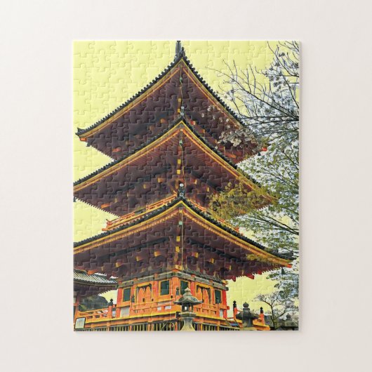 Japanese shrine scenery Japan travel ジグソーパズル (縦)