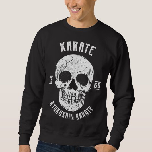 Japanese Skull Karate スウェットシャツ (正面)