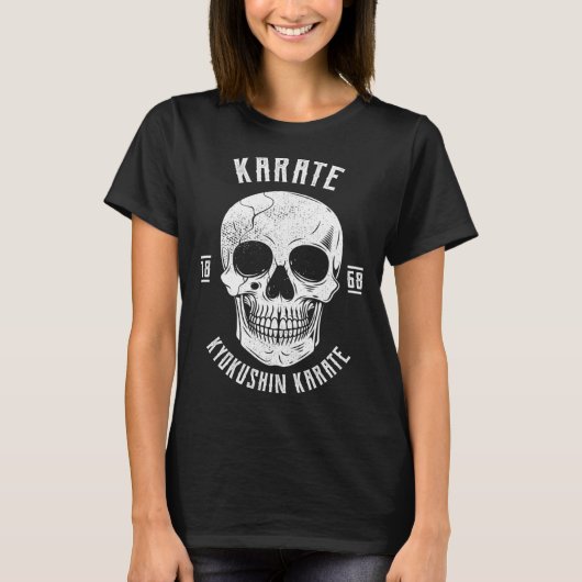 Japanese Skull Karate Tシャツ (正面)