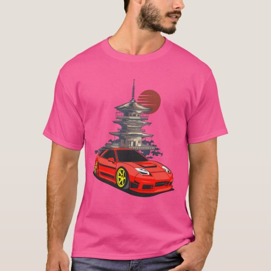 Japanese Sports Car JDM friends Tシャツ (正面)