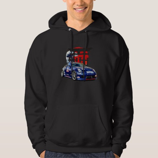 Japanese sportscar tee Perfect for drift car enthu パーカ (正面)