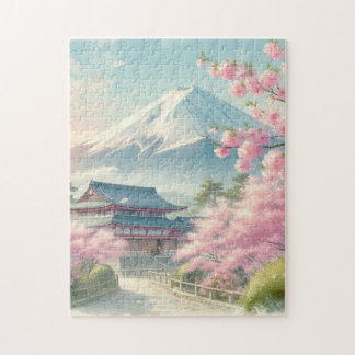 Japanese Spring – Cherry Blossoms Puzzle ジグソーパズル