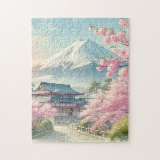 Japanese Spring – Cherry Blossoms Puzzle ジグソーパズル (縦)