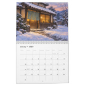 Japanese Storefronts Through the Seasons カレンダー (1月 2027)
