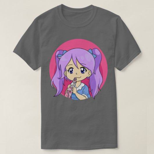 Japanese Strawberry Blueberry Soda Japan  Tシャツ (デザイン正面)