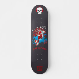 Japanese style skateboard with anagram 風 custom スケートボード