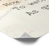 Japanese sumi-e ink painting paired with a Haiku  ポスター (角)