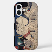 Japanese Sumo Wrestling, Kuniyoshi Case-Mate iPhoneケース (裏面)