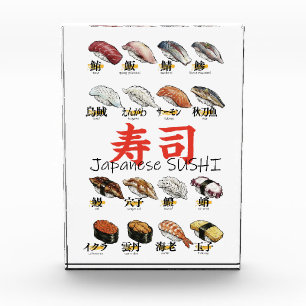 Japanese SUSHI illustration design フォトブロック