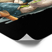 Japanese Tea Ceremony Costume For Frog And Japan L ポスター (角)