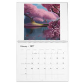 japanese themed paintings カレンダー (2月 2027)