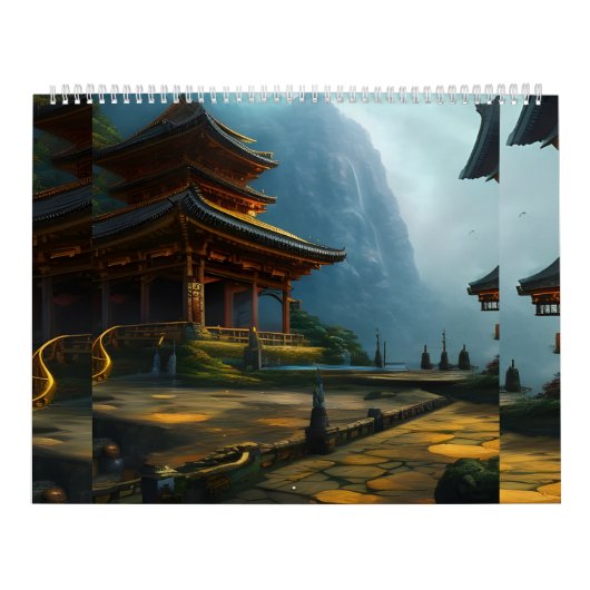 japanese themed paintings カレンダー (カバー)