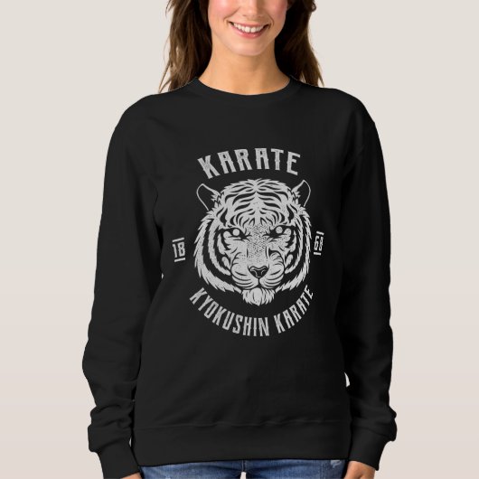 Japanese Tiger  Karate スウェットシャツ (正面)