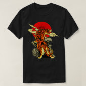 Japanese Tiger Tattoo Art Premium  Tシャツ (デザイン正面)