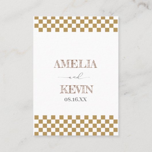 Japanese Touch Bridal プレイスカード (裏面)