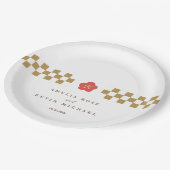 Japanese Touch Bridal ペーパープレート (アングル)