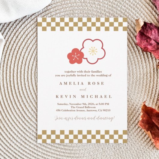 Japanese Touch Bridal 招待状