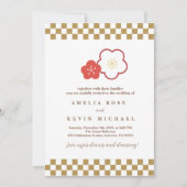 Japanese Touch Bridal 招待状 (正面)