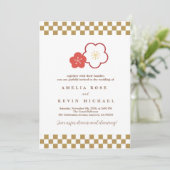 Japanese Touch Bridal 招待状 (スタンド正面)