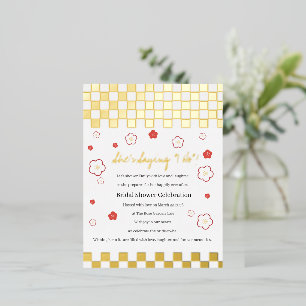 Japanese Touch Bridal 箔シーズンポストカード