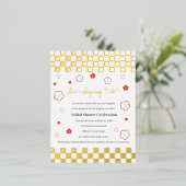 Japanese Touch Bridal 箔招待状ポストカード (立ち正面)