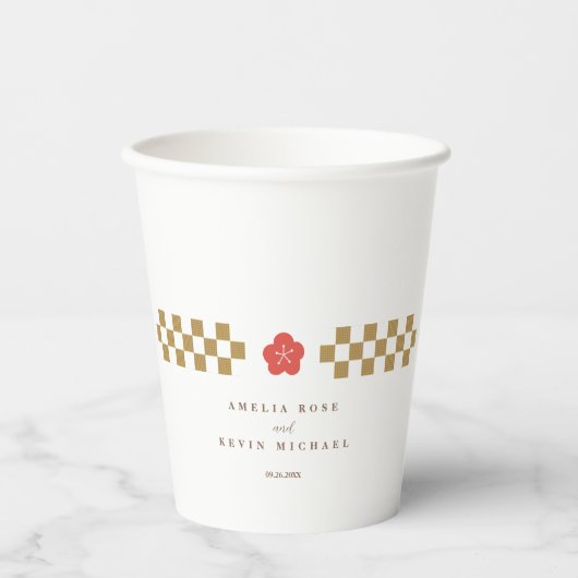 Japanese Touch Bridal 紙コップ (正面)