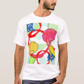 Japanese Traditional Colorful Beautiful  Tシャツ (正面)