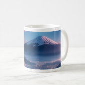 Japanese Traditional Fujiyama Sakura コーヒーマグカップ (正面右)