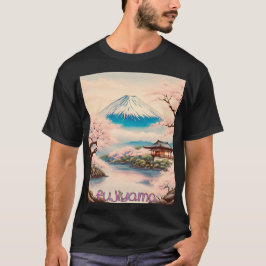 Japanese Traditional Fujiyama Ukiyo-e　日本　富士山　 Tシャツ