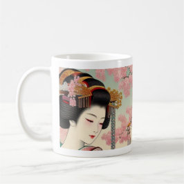 Japanese Traditional Maiko Sakura  コーヒーマグカップ