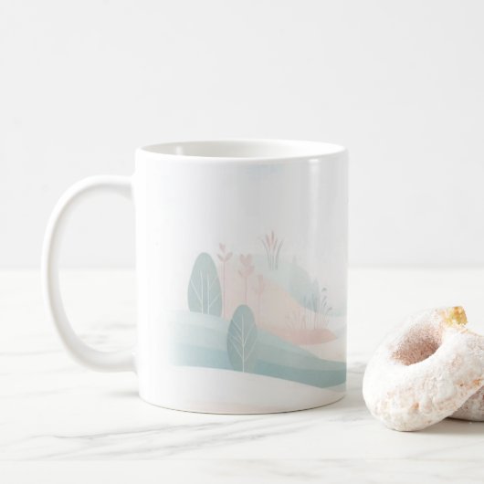 Japanese Traditional Vintage コーヒーマグカップ (ドーナツ)
